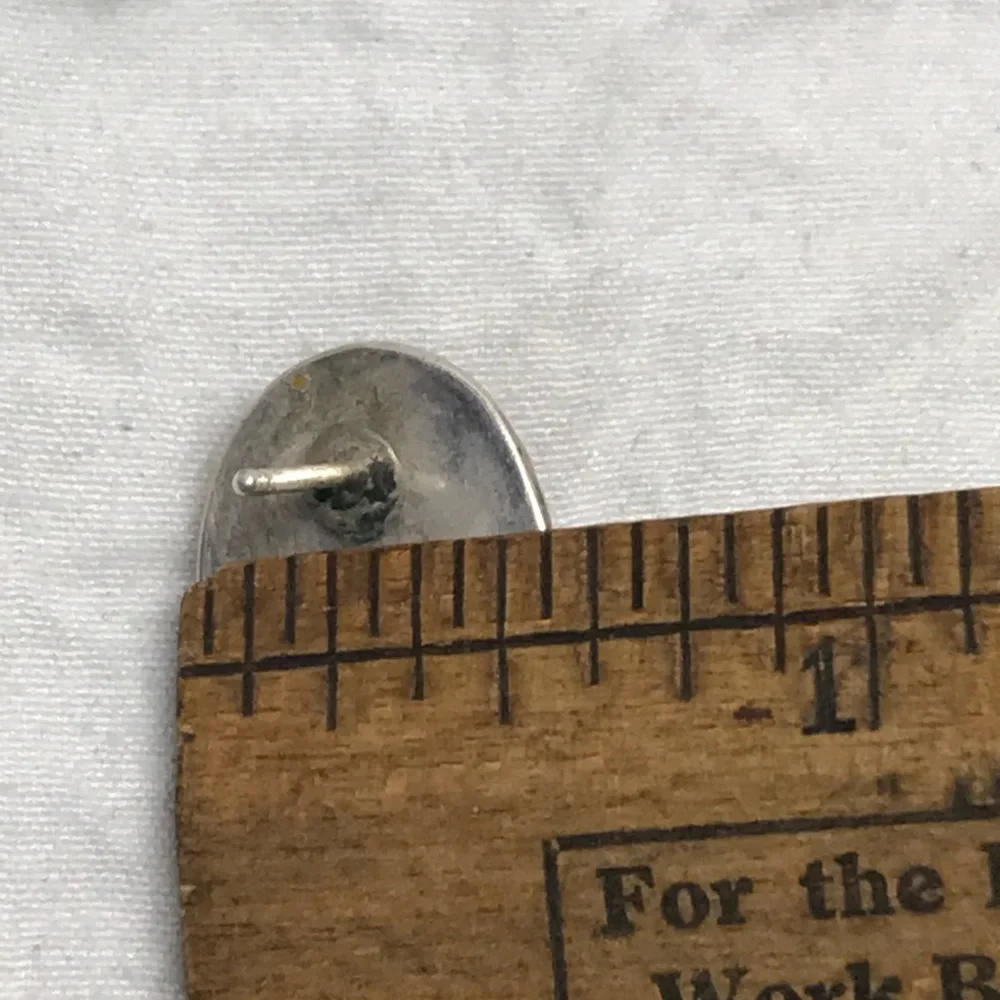 Vintage Genuine Antique Baltic Amber Earrings in Sterling - Picture 7 of 9